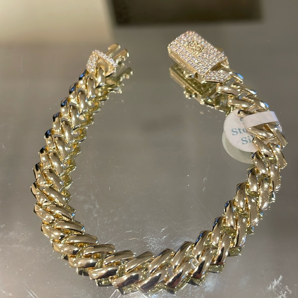 Sterling silver bracelet for men and women